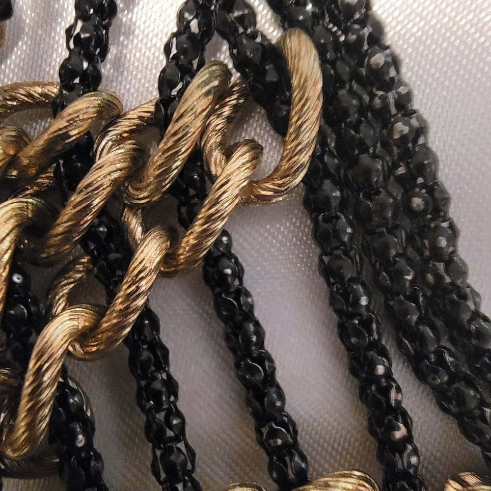 Black Hematite Beaded Necklace Gs By Gemma Simone - image 4